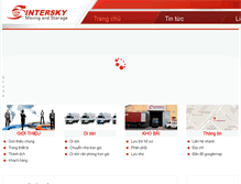 Tablet Screenshot of intersky.com.vn